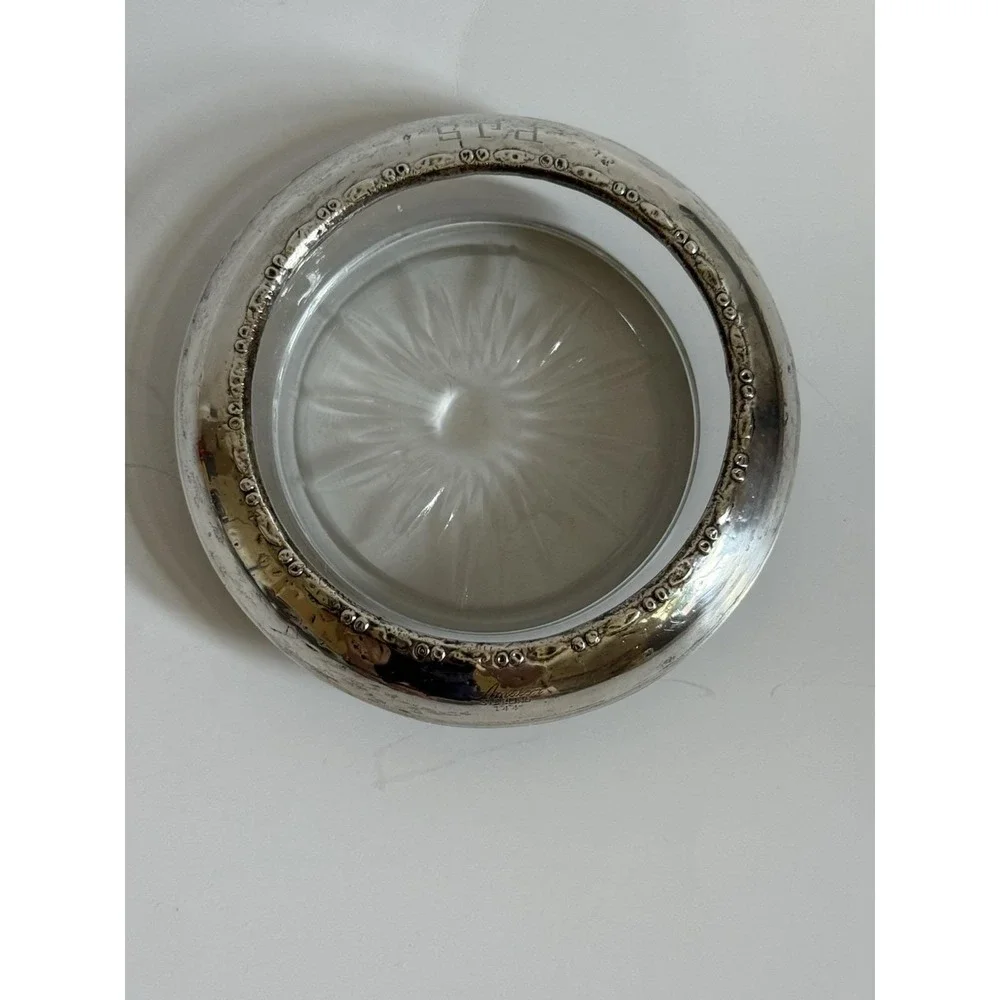 Amston Silver coaster ashtray